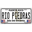 Rio Piedra Puerto Rico Metal Novelty License Plate 12" x 6" (LP)