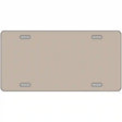 Tan Solid Metal Novelty License Plate 12" x 6" (LP)