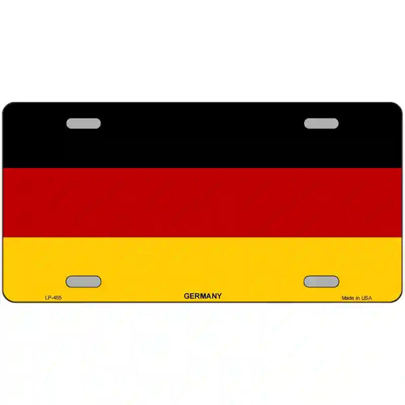 Germany Flag Metal Novelty License Plate 12" x 6" (LP)