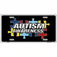 Autism Awareness Metal Novelty License Plate Sign 12" x 6" (LP)