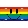 Smiley Face Metal Novelty License Plate 12" x 6" (LP)