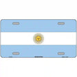 Argentina Flag Metal Novelty License Plate 12" x 6" (LP)