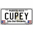 Cupey Puerto Rico Metal Novelty License Plate 12" x 6" (LP)