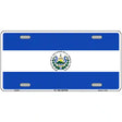 El Salvador Flag Metal Novelty License Plate 12" x 6" (LP)