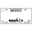 Morelos Mexico Novelty Metal License Plate 12" x 6" (LP)