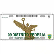 Distrito Federal Mexico Novelty Metal License Plate 12" x 6" (LP)