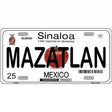 Mazatlan Mexico Novelty Metal License Plate 12" x 6" (LP)