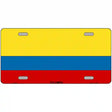 Colombia Flag Metal Novelty License Plate 12" x 6" (LP)