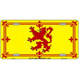 Scotland Lion Flag Metal Novelty License Plate 12" x 6" (LP)