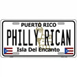 Philly Rican Puerto Rico Metal Novelty License Plate 12" x 6" (LP)