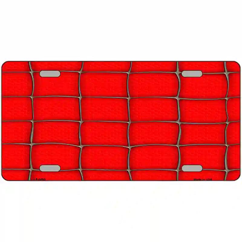 Web Red Metal Novelty License Plate 12" x 6" (LP)