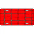 Web Red Metal Novelty License Plate 12" x 6" (LP)