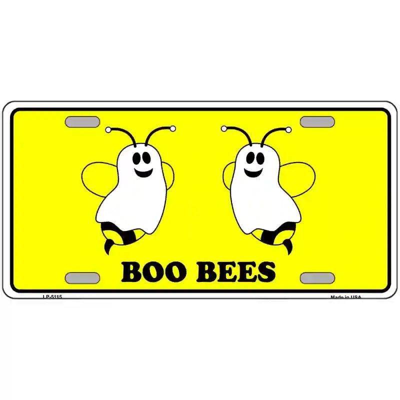 Boo Bees Metal Novelty License Plate 12" x 6" (LP)