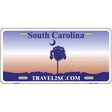 South Carolina Purple Blank Novelty Metal License Plate 12" x 6" (LP)