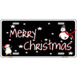 Merry Christmas Metal Novelty License Plate 12" x 6" (LP)