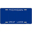 Michigan Great Lakes Plate Novelty State Blank Metal License Plate 12" x 6" (LP)