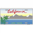 California Lake Tahoe Novelty State Blank Metal License Plate 12" x 6" (LP)