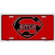 Super Bitch Metal Novelty License Plate 12" x 6" (LP)