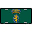 Special Forces Novelty Metal License Plate 12" x 6" (LP)