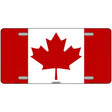 Canadian Flag Metal Novelty License Plate 12" x 6" (LP)