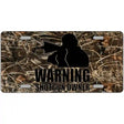 Warning Shotgun Owner Metal Novelty License Plate 12" x 6" (LP)