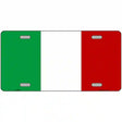 Italy Flag Metal Novelty License Plate 12" x 6" (LP)