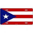 Puerto Rico Flag Metal Novelty License Plate 12" x 6" (LP)