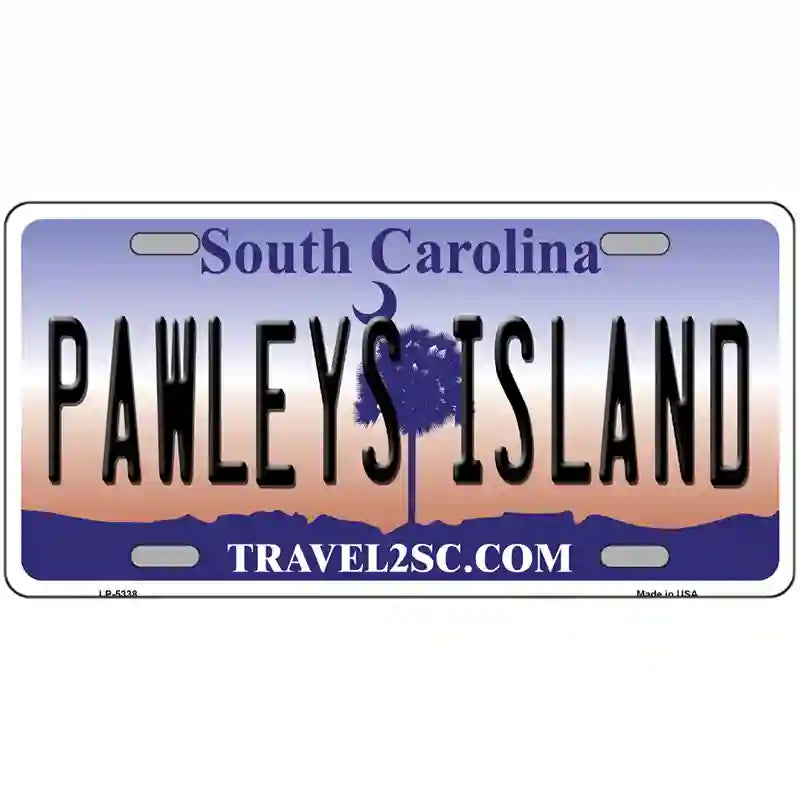 Pawleys Island South Carolina Metal Novelty License Plate 12" x 6" (LP)