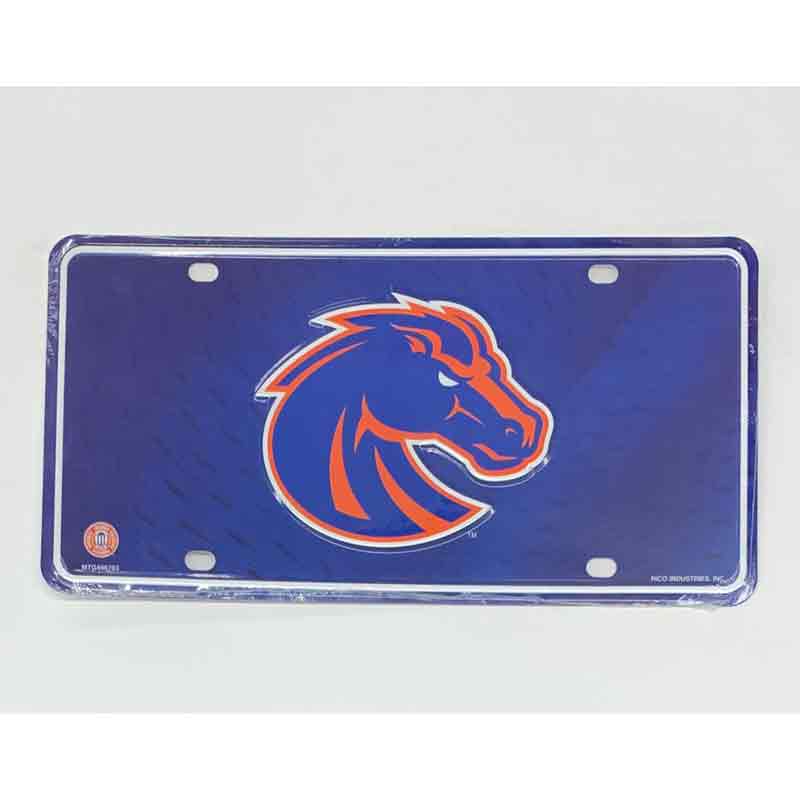 Boise State Deluxe Novelty Metal License Plate Tag LP-5511