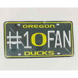 Oregon Ducks Fan Deluxe Metal Novelty License Plate Tag LP-5523