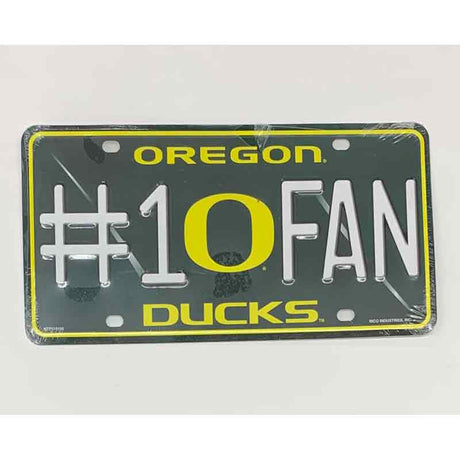 Oregon Ducks Fan Deluxe Metal Novelty License Plate Tag LP-5523