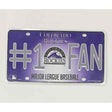 Rockies Fan Metal Novelty License Plate Tag LP-5536