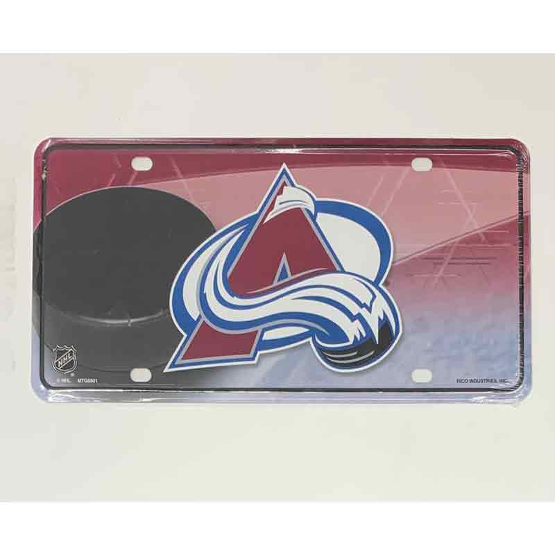 Colorado Avalanche Metal Novelty License Plate Tag LP-5555