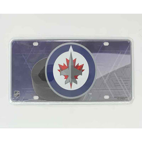 Winnipeg Jets Metal Novelty License Plate Tag LP-5562