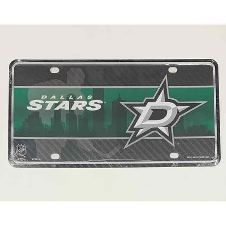 Dallas Stars Metal Novelty License Plate Tag LP-5572