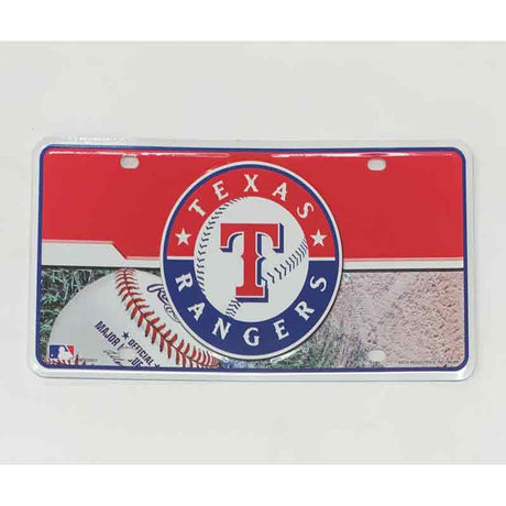 Rangers Novelty Metal License Plate Tag LP-5601