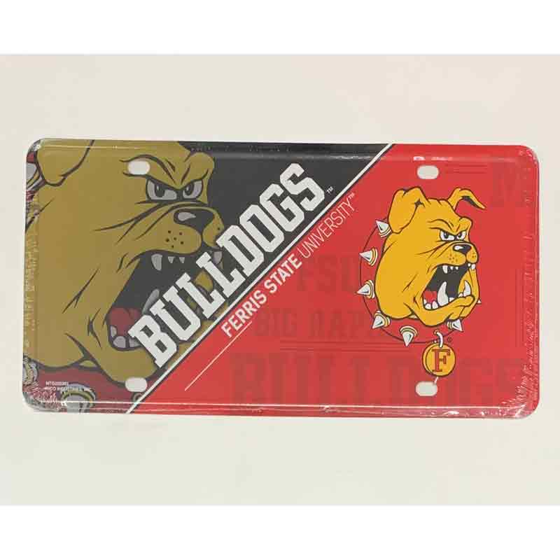 Ferris State University Deluxe Metal Novelty License Plate Tag LP-5626