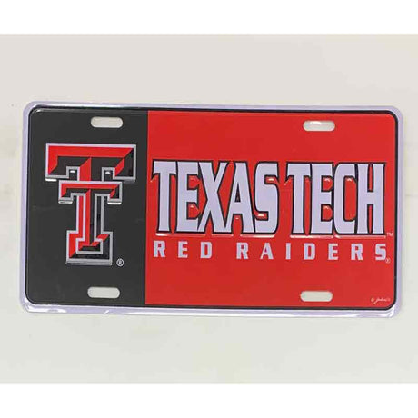 Texas Tech Red Raiders Deluxe Novelty Wholesale Metal License Plate LP-5632