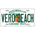 Vero Beach Florida Novelty Metal License Plate 12" x 6" (LP)