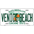 Venice Beach Florida Novelty Metal License Plate 12" x 6" (LP)