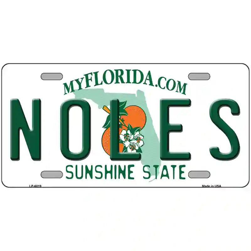 Noles Florida Novelty Metal License Plate 12" x 6" (LP)
