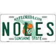 Noles Florida Novelty Metal License Plate 12" x 6" (LP)