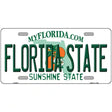 Florida State Novelty Metal License Plate 12" x 6" (LP)