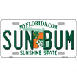 Sun Bum Florida Novelty Metal License Plate 12" x 6" (LP)