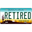 Arizona Retired Novelty Metal License Plate 12" x 6" (LP)