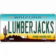 Arizona Lumberjacks Novelty Metal License Plate 12" x 6" (LP)