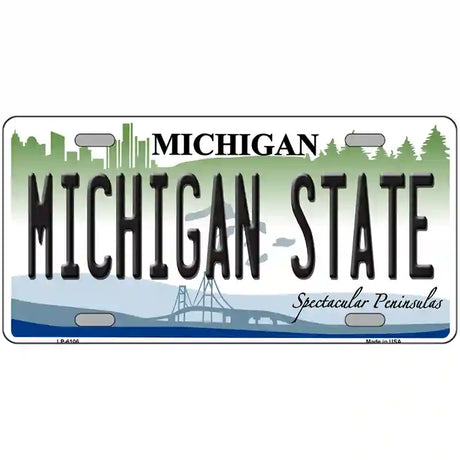 Michigan State Metal Novelty License Plate 12" x 6" (LP)