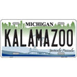 Kalamazoo Metal Novelty License Plate 12" x 6" (LP)