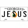 Jesus Georgia Novelty Metal License Plate 12" x 6" (LP)