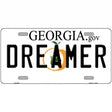 Dreamer Georgia Novelty Metal License Plate 12" x 6" (LP)